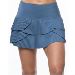 Lucky in love tennis skirt French blue with shorts
